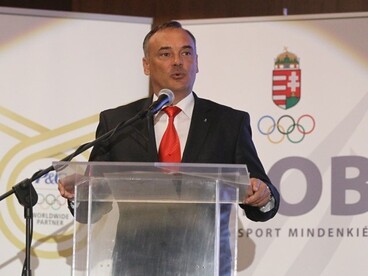 A MOB elnöke és főtitkára is a helyszínen szurkol az EYOF magyar résztvevőinek