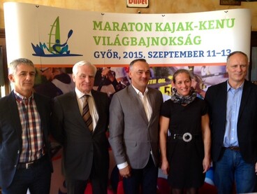 „A győri maratoni kajak-kenu vb kiváló főpróbája lesz a 2017-es EYOF-nak"
