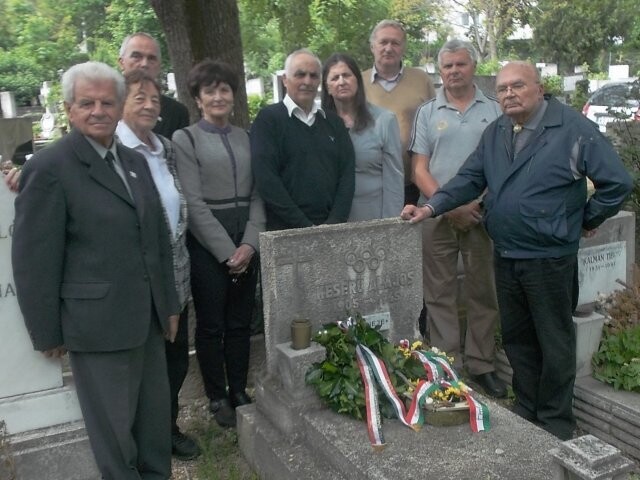 Szomorú hangulatban emlékeztek a hagyományőrzők Keserű Alajosra