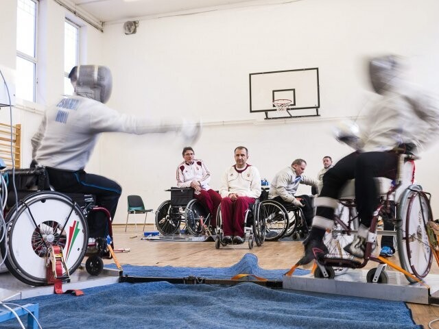 Szekeres Pál a riói paralimpia kerekesszékes vívóversenyeinek igazgatója