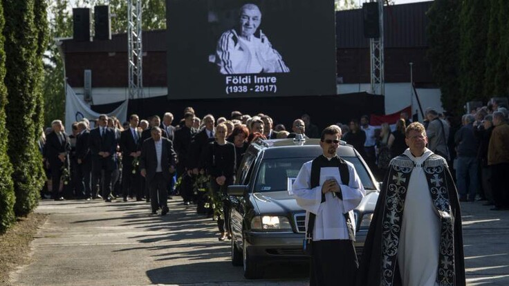 Elbúcsúztatták Földi Imre súlyemelőt, a Nemzet Sportolóját