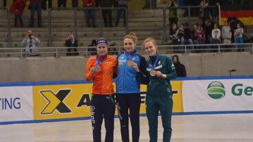 Bácskai Sára Luca 1500-on Eb-bronzérmes, mindkét váltónk döntős