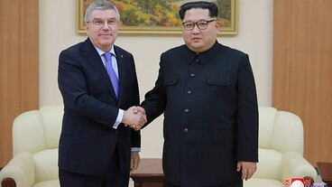 A NOB elnöke találkozott Észak-Korea vezetőjével