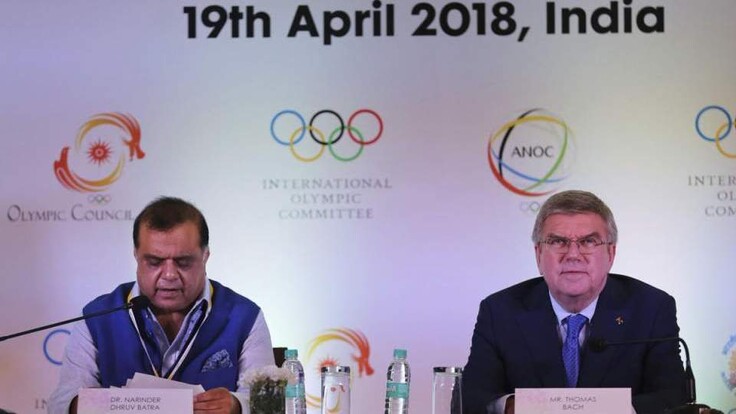 Bach egy lehetséges olimpiarendezési pályázatról is egyeztetett Indiában