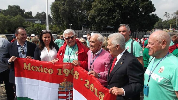 A Mexikói Olimpiai Bizottság elnöke személyesen köszöntötte a magyar delegációt