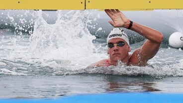 Rasovszky Kristóf olimpiai kvótát szerzett a nyíltvízi úszók 10 kilométeres versenyében