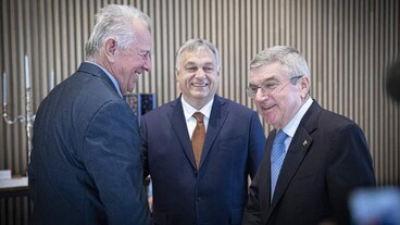 Orbán Viktor a NOB elnökével tárgyalt Lausanne-ban