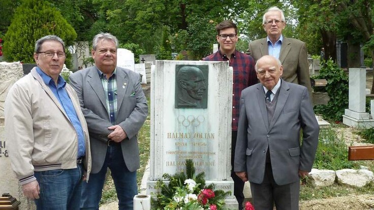 Megemlékeztek Halmay Zoltán kétszeres olimpiai bajnok úszóról