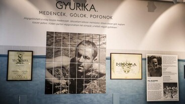„Gyurika – Medencék, gólok, pofonok” – megnyílt a Kárpáti György kiállítás