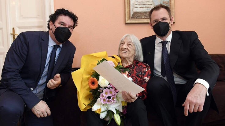 World’s oldest Olympic Champion Ágnes Keleti celebrates her 100th birthday