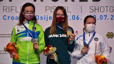 A sportlövő Mészáros Eszter két világkupa-arannyal hangolt az olimpiára