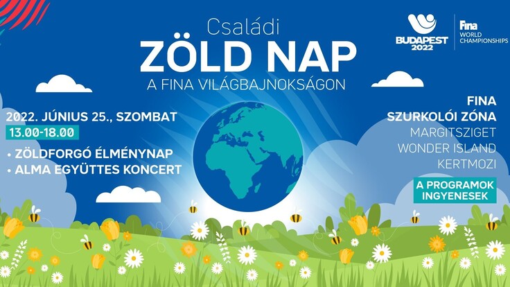 Családi Zöld Nap a 19. FINA világbajnokságon