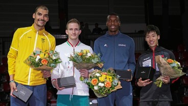 A párbajtőröző Andrásfi Tibor nyerte a berni világkupa-versenyt