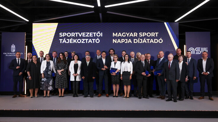 Díjátadó a magyar sport napján