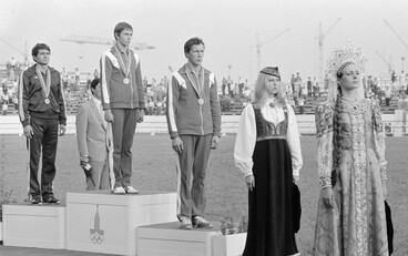 Sport - Moszkvai olimpia -  Öttusa egyéni eredményhirdetés