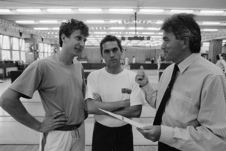 Sport - Világbajnokságra készülõ vívók edzése