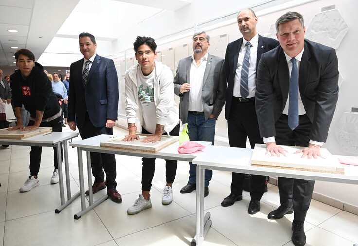 Három új kézlenyomat a Magyar Sportcsillagok Falán