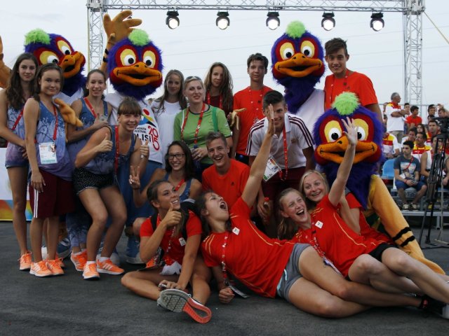 Itthon az EYOF-csapat
