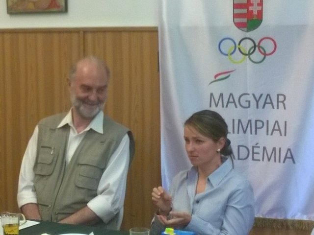 Önálló estet tartott a Csanádiban az UTE kétszeres olimpikon triatlonistája, Molnár Erika