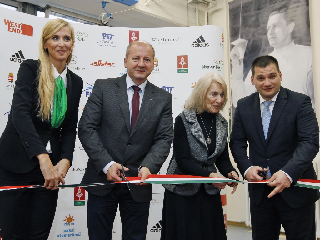Átadták a felújított Gerevich Aladár Nemzeti Sportcsarnokot
