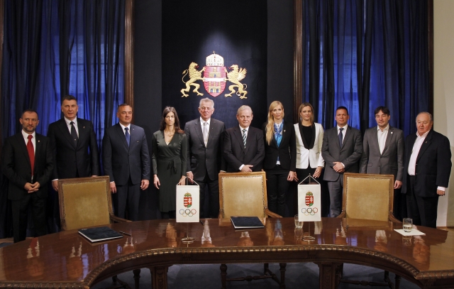 A 2024-es olimpiarendezés jegyében írt alá együttműködést a MOB, az állam és a fővárosi önkormányzat