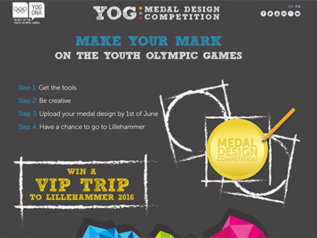 Pályázat a 2016-os téli ifjúsági olimpia éremterveire 
