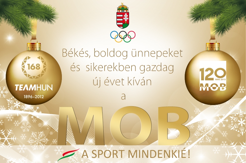 Békés, boldog ünnepeket kíván a Magyar Olimpiai Bizottság