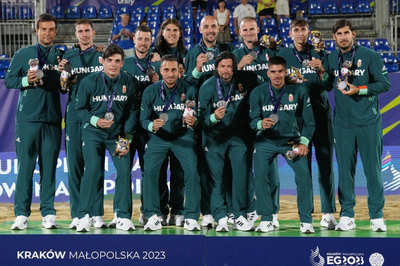 Strandkezilabda ezust ej