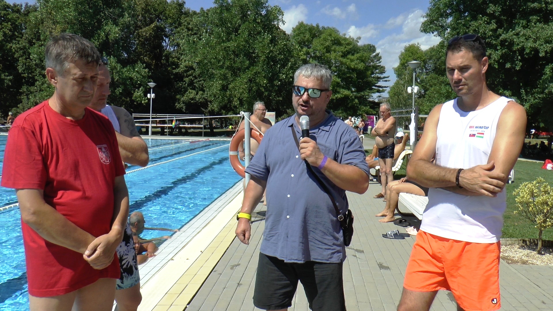 Becsey János megnyítja a versenyt Bük 20240810