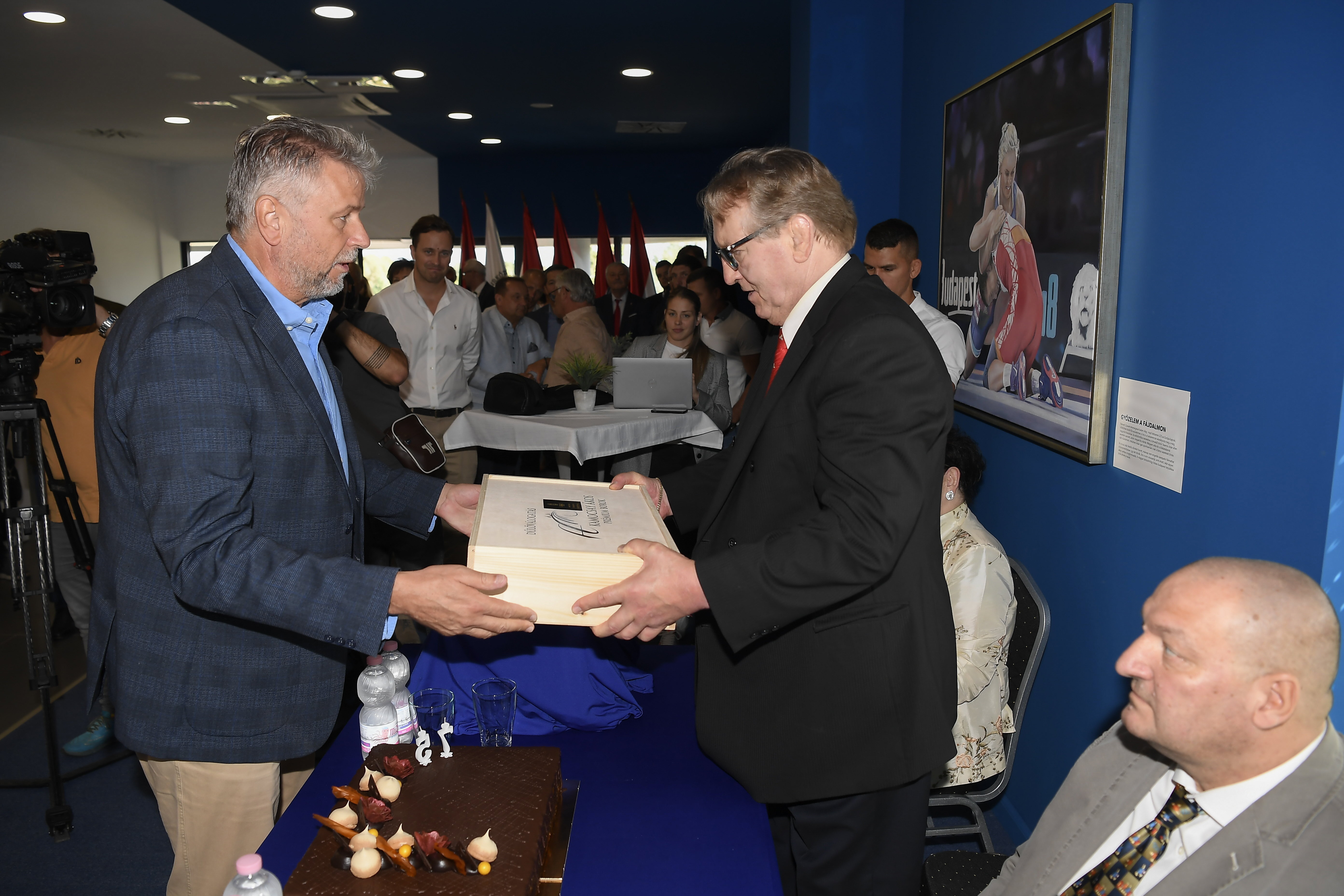Hegedüs Csaba olimpiai bajnok birkózót köszöntötték 75. s
