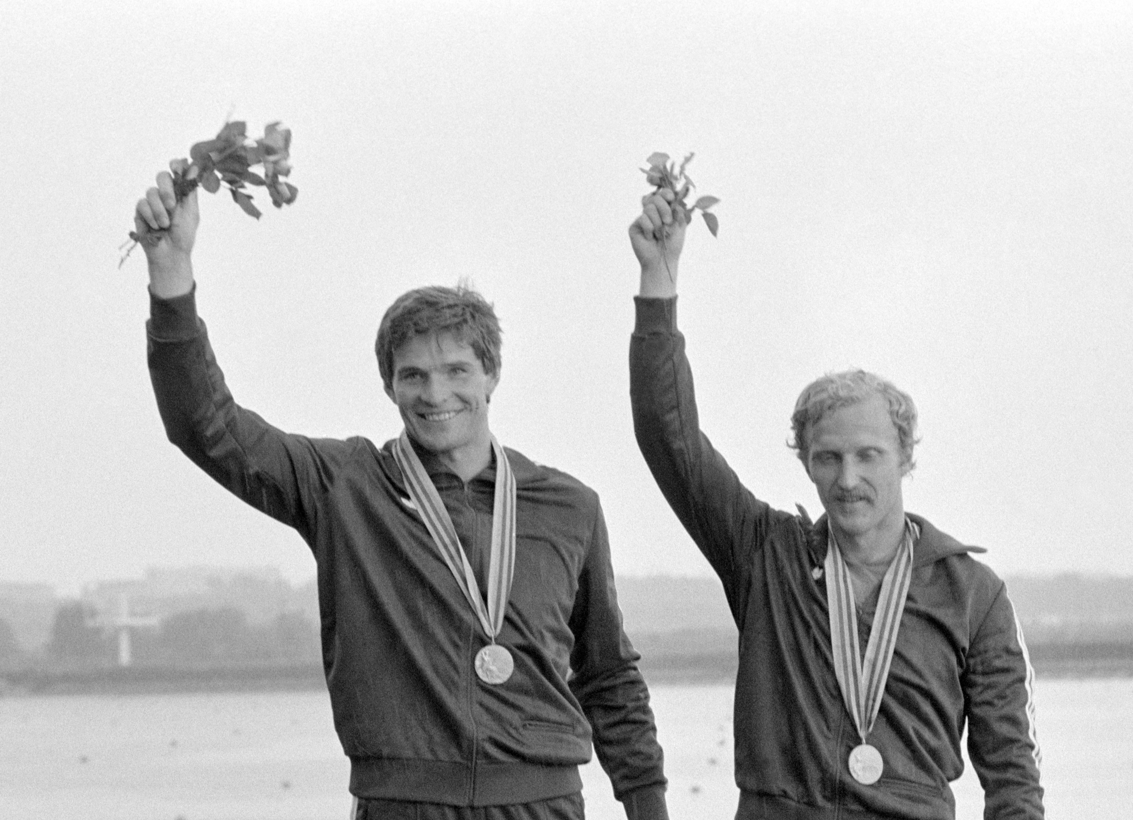 Sport - Moszkvai olimpia - A gyõztes Szabó-Joós kenu páros