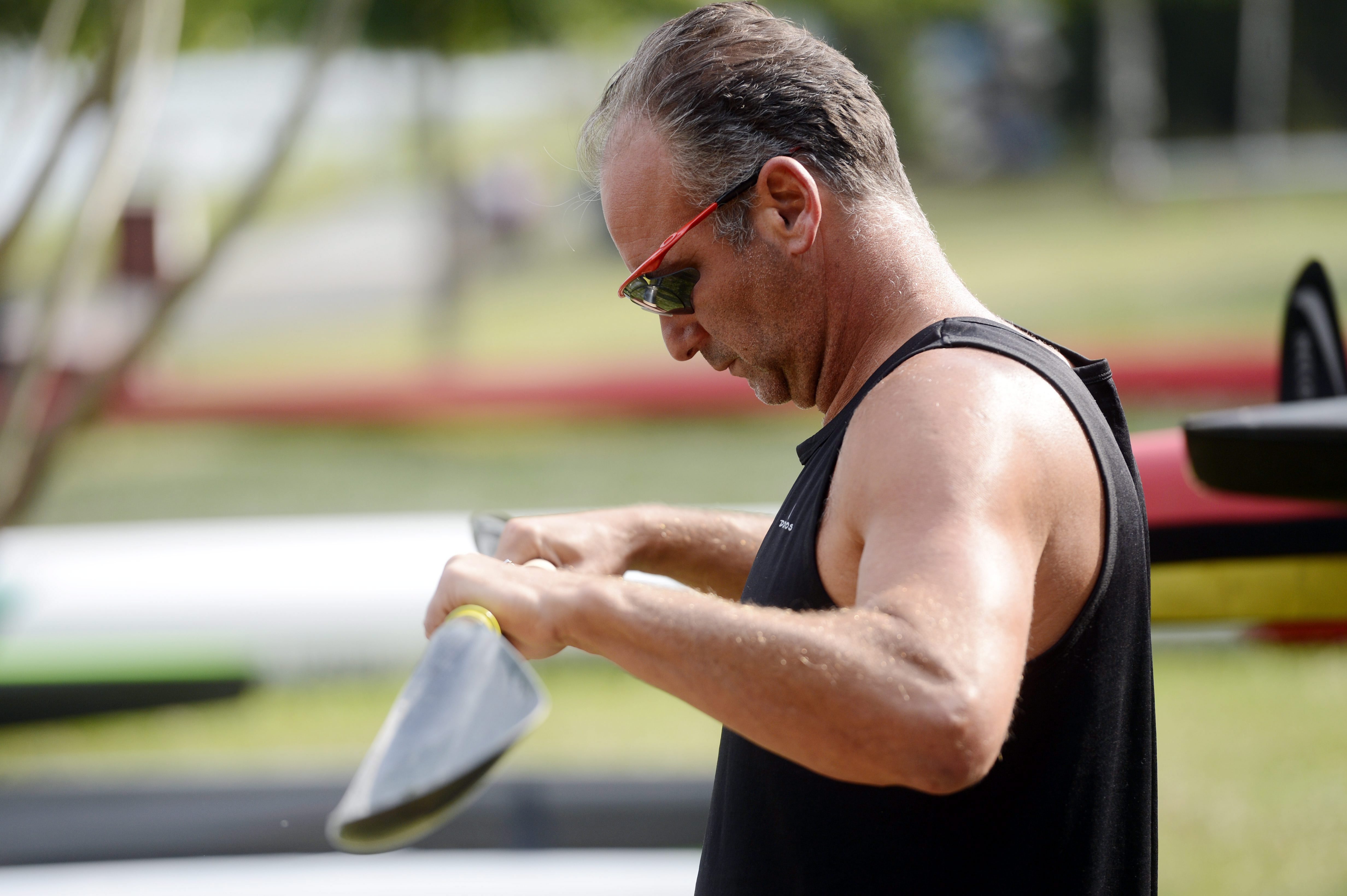 Kajak-kenu Eb  A válogatott edzése Szolnokon