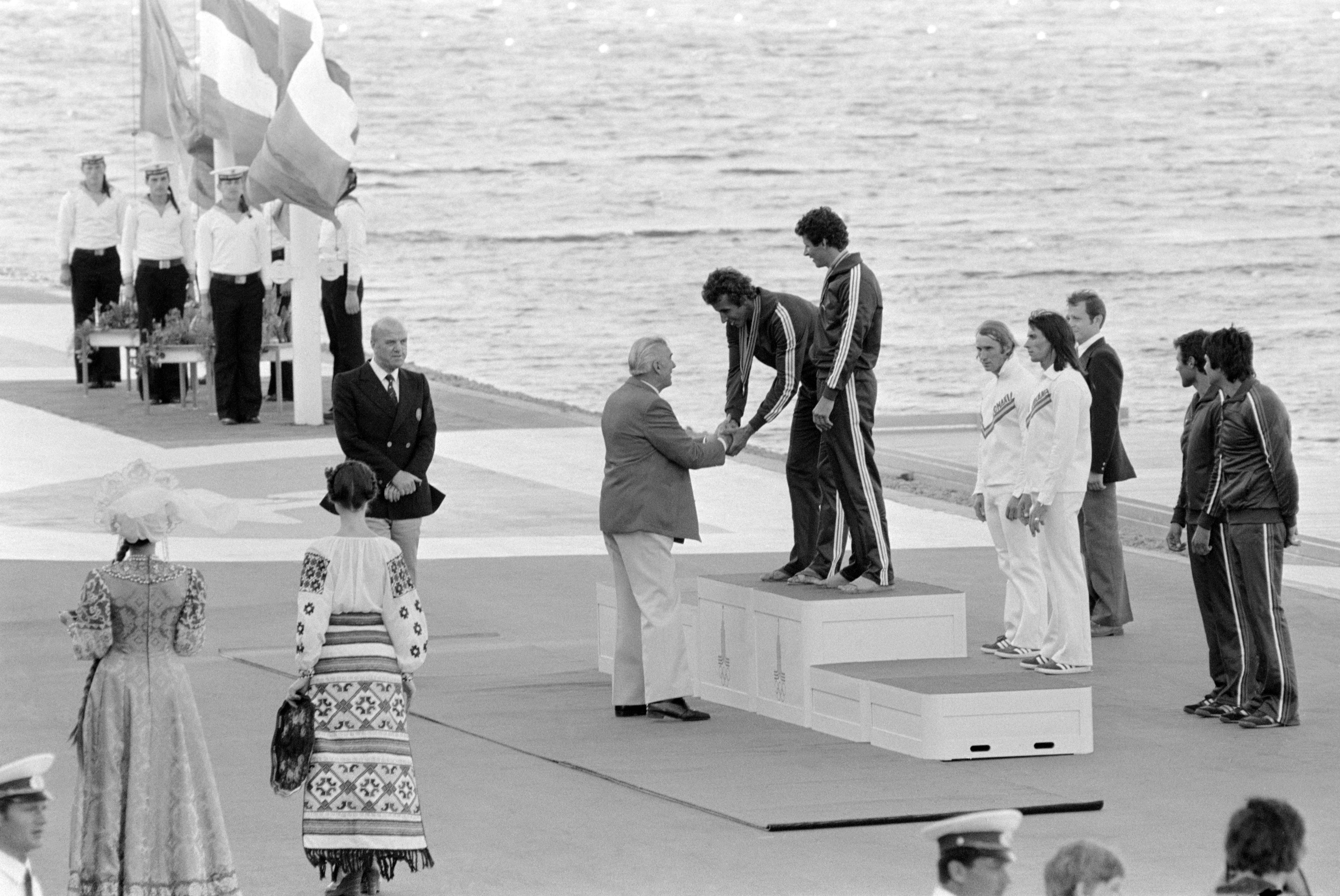 Sport - Moszkvai olimpia - C-2-esek eredményhirdetése