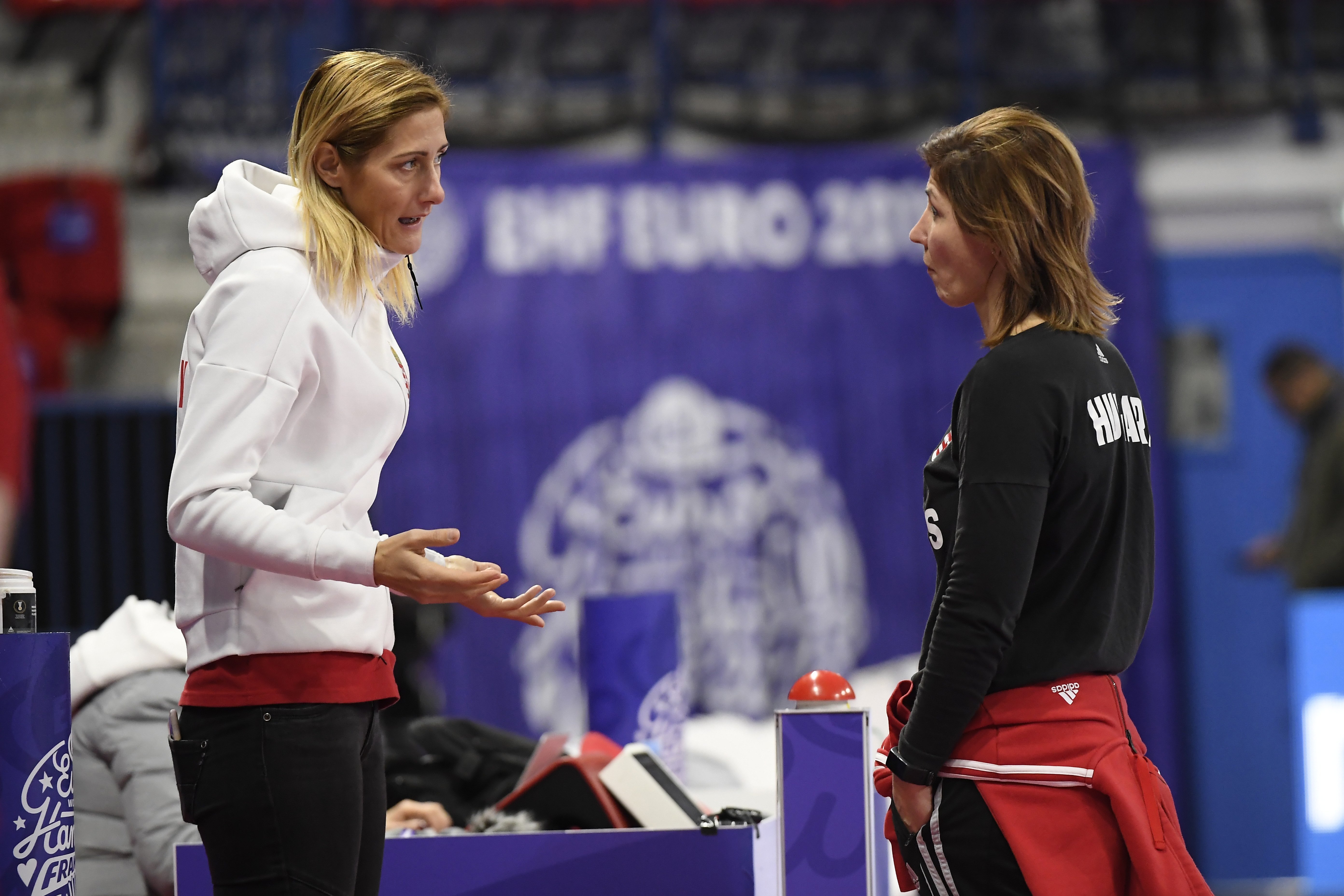 Nõi kézilabda Eb - A magyar válogatott edzése