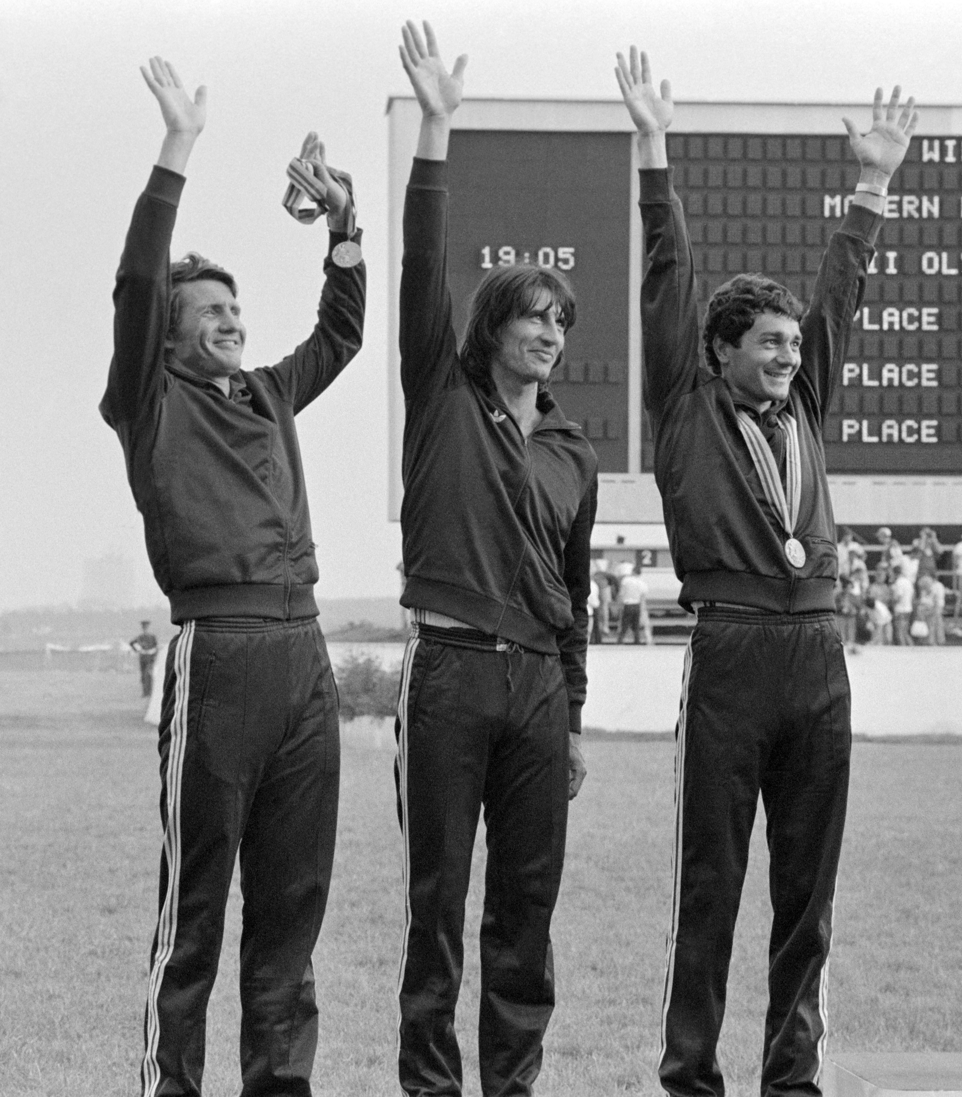 Sport - Moszkvai olimpia - Az ezüstérmes öttusa csapat