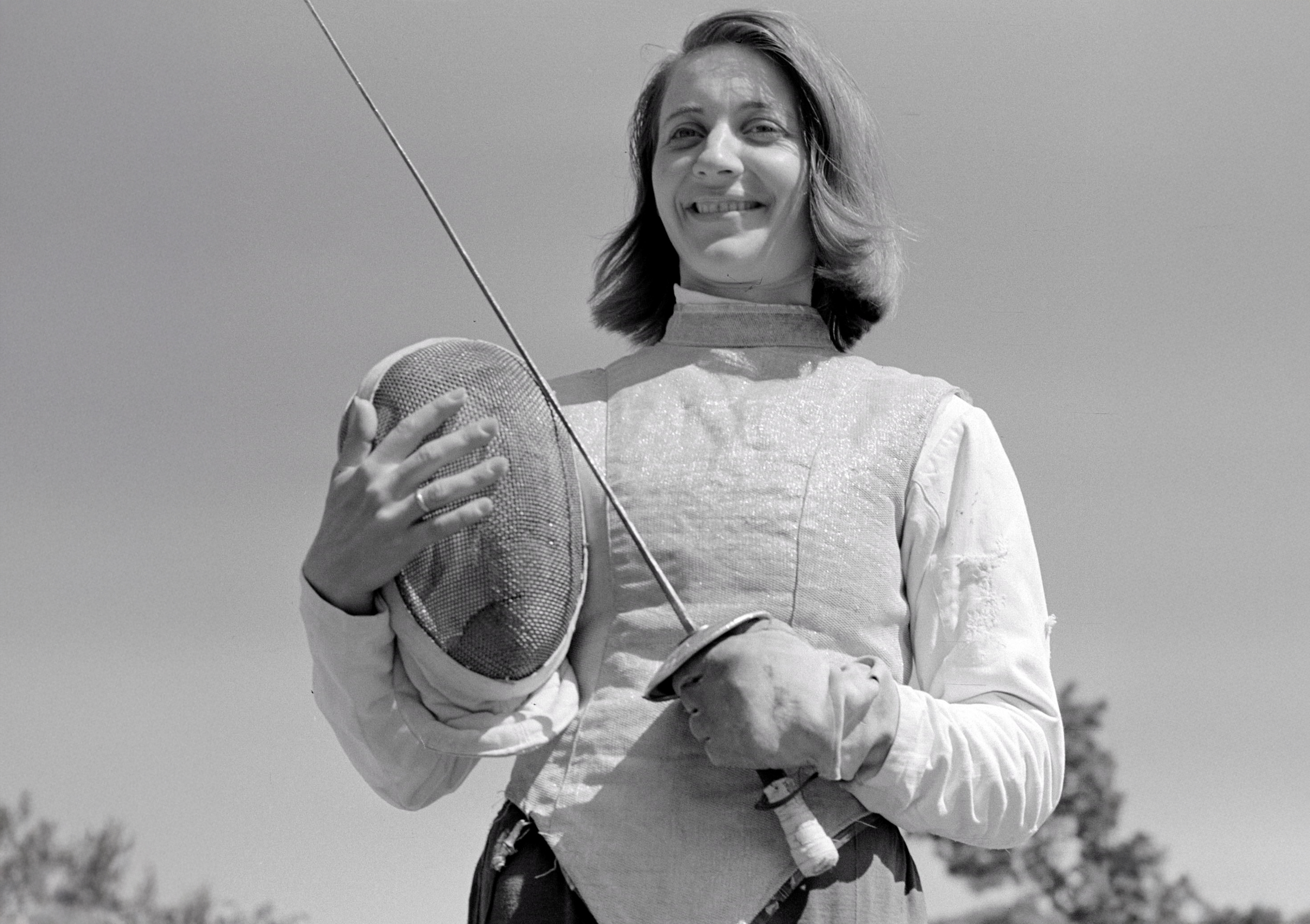 Dömölky Lídia az olimpiai vívókeret tagja 1964-ben