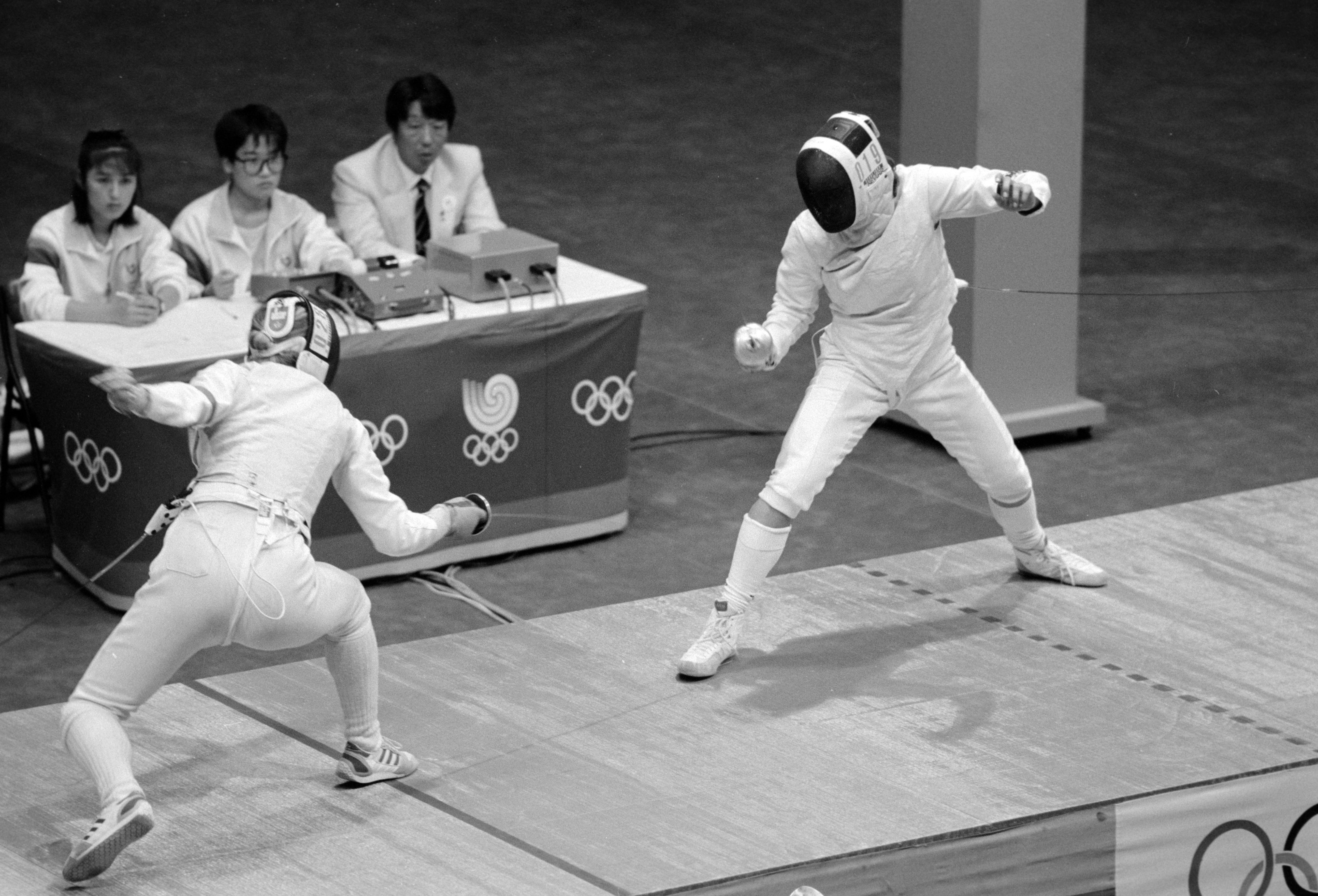 Sport - Szöuli olimpia - Vívás - Jánosi Zsuzsa