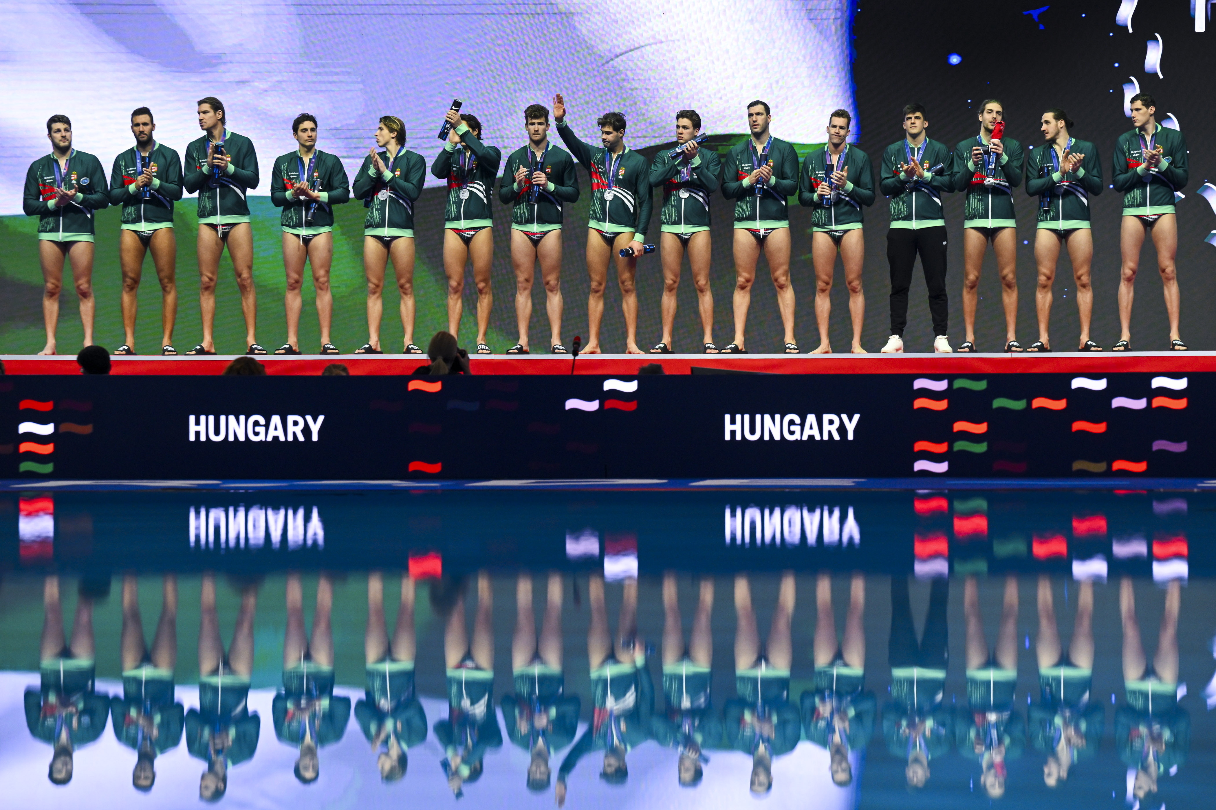 Férfi vízilabda Eb Belgrádban - Eredményhirdetés