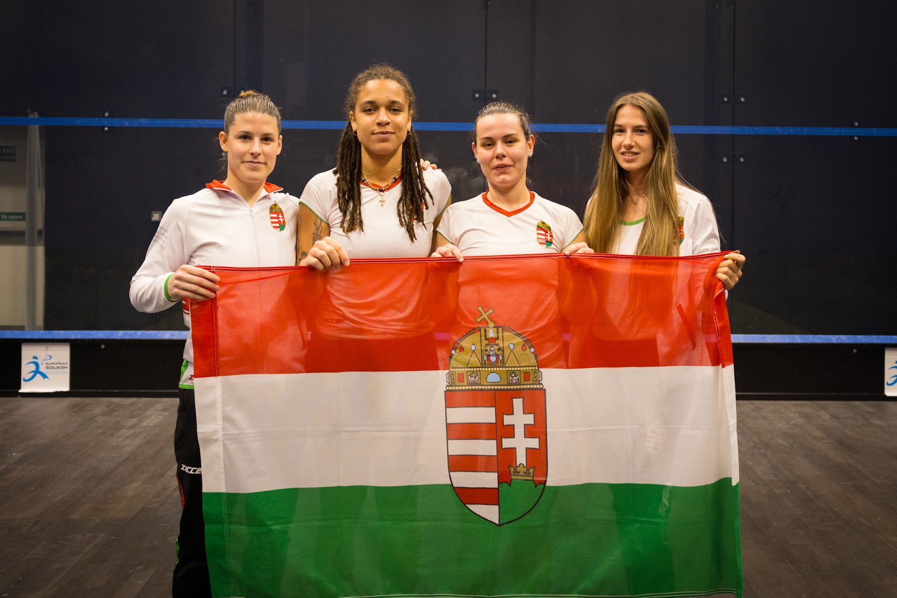 HUN women squash team