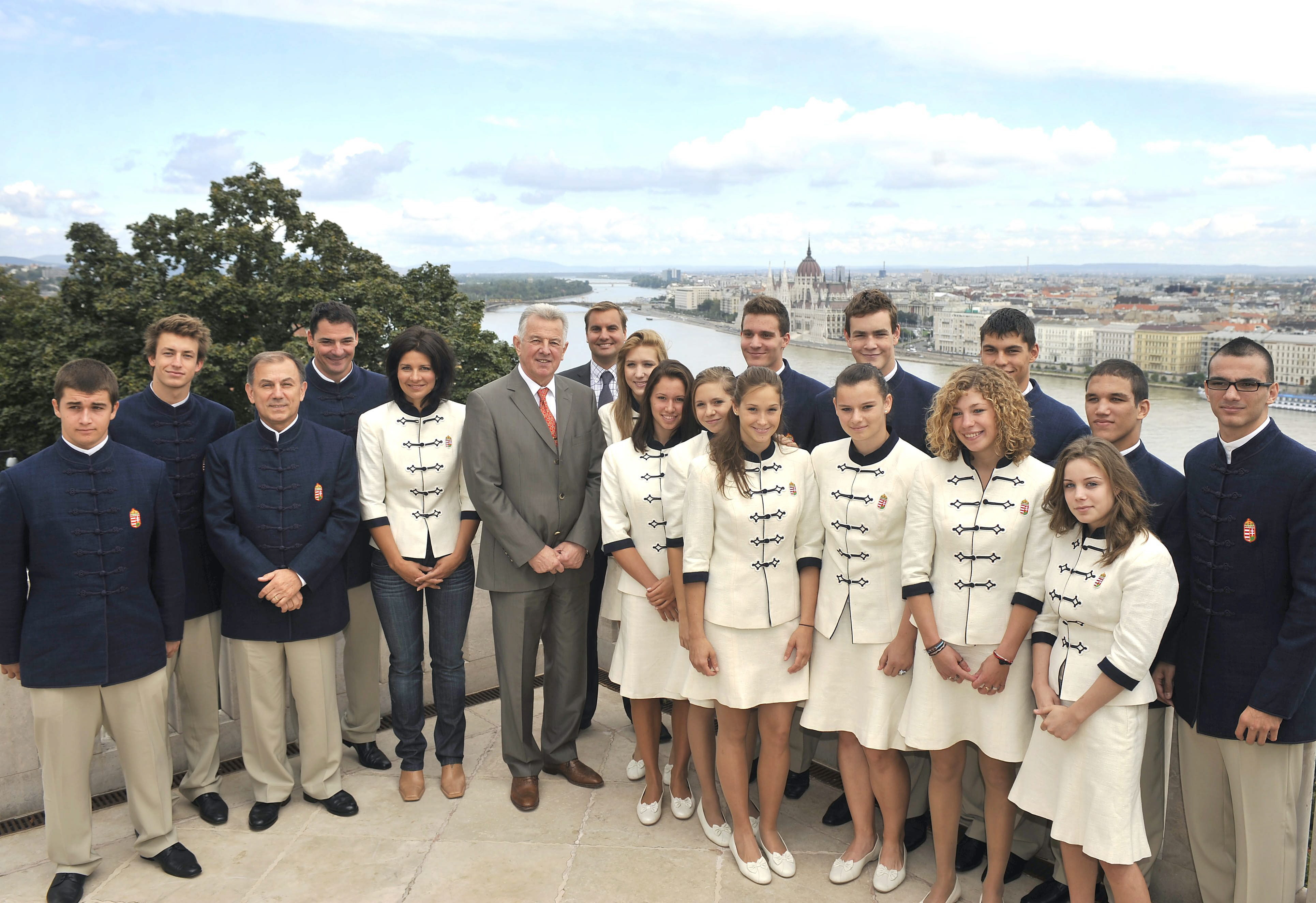 Államfõ - Schmitt Pál fogadta az ifjúsági olimpia érmeseit