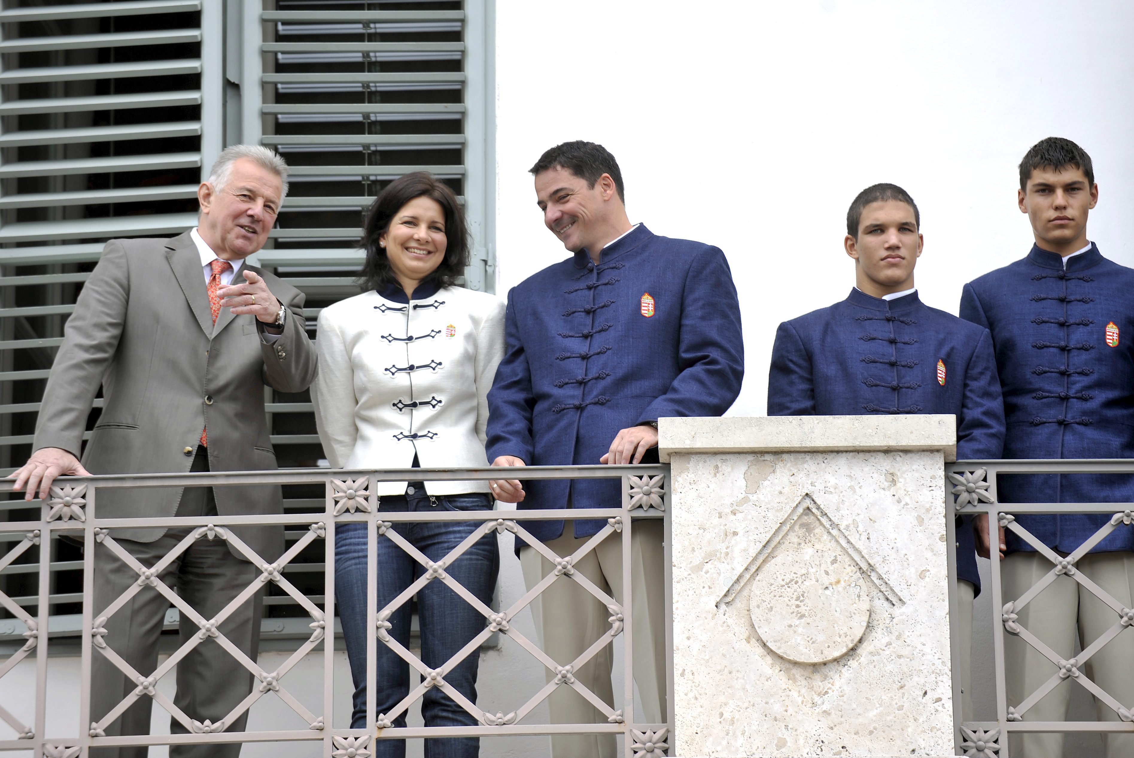 Államfõ - Schmitt Pál fogadta az ifjúsági olimpia érmeseit