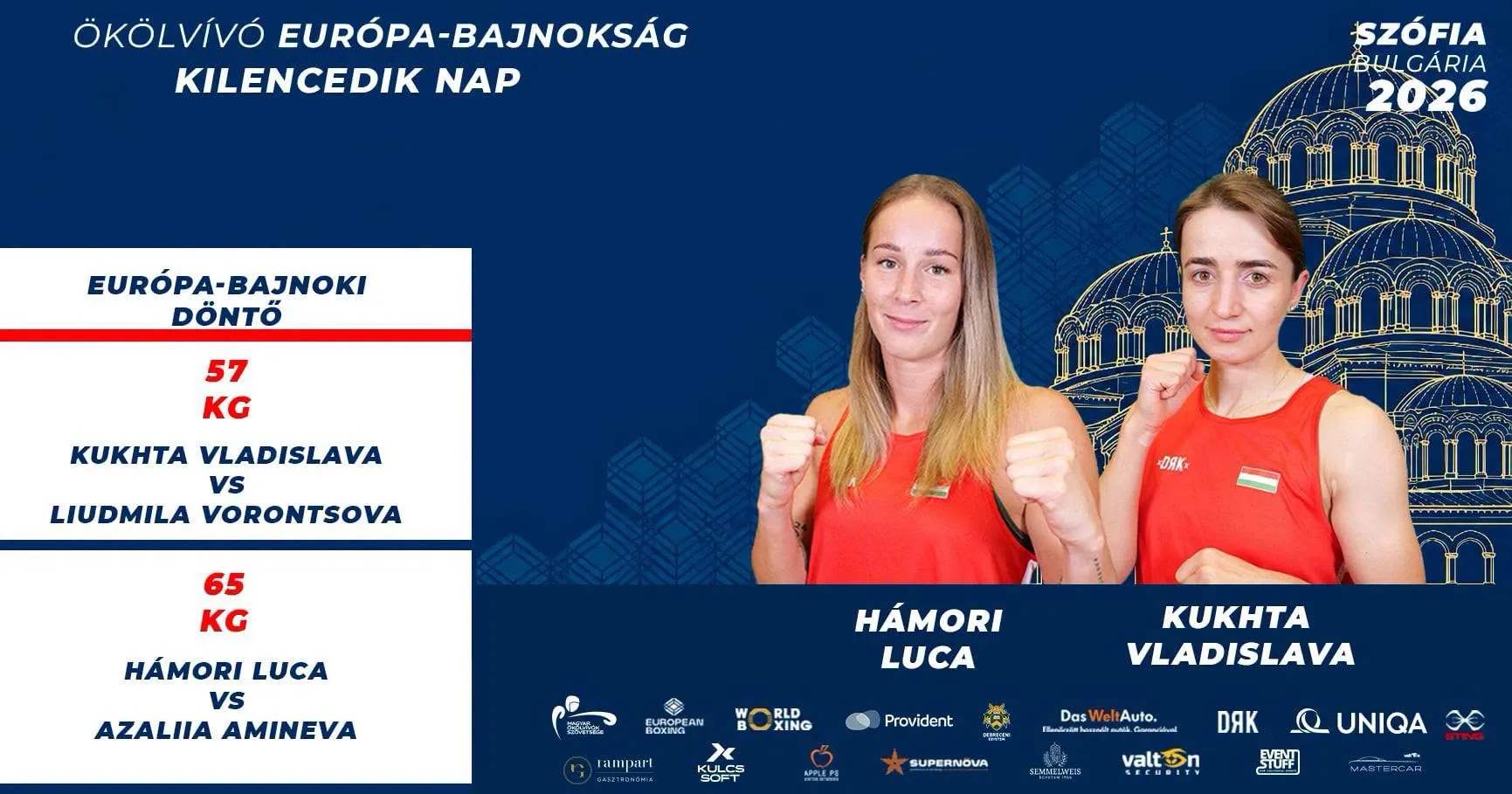 Három érmet szereztek az ökölvívók a szófiai Európa-bajnokságon.