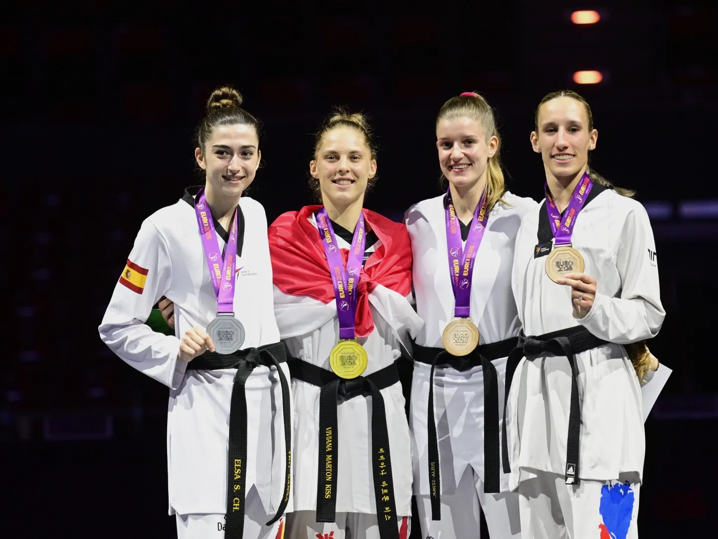 Az olimpiai bajnok Márton Viviana aranyérmes a taekwondo Eb-n