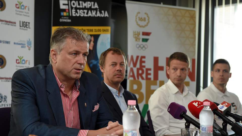 Az Olimpia Éjszakáján érkezik az EYOF lángja Budapestre