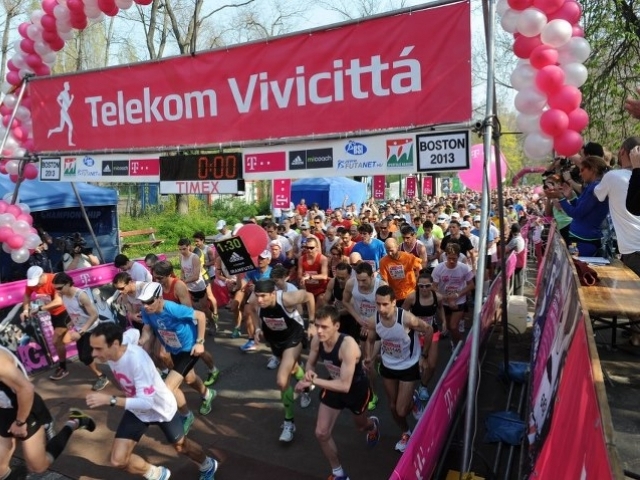 A MOB is szervezett élsportolókat a 30. Telekom Vivicittára
