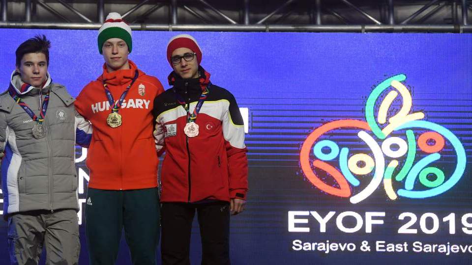 A gyorskoris EYOF-bajnok viszi a magyar zászlót a záróünnepségen
