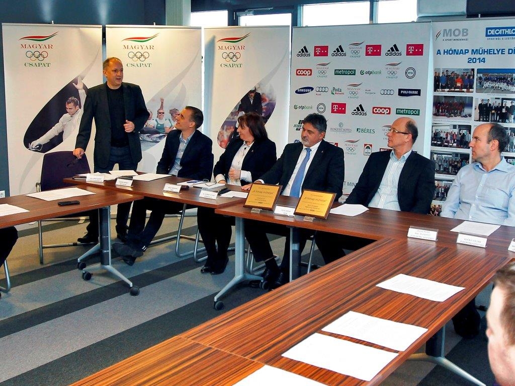 Úszók, hokisok és sportlövők A hónap műhelye-díjátadón, a Köbánya SC triplázott 